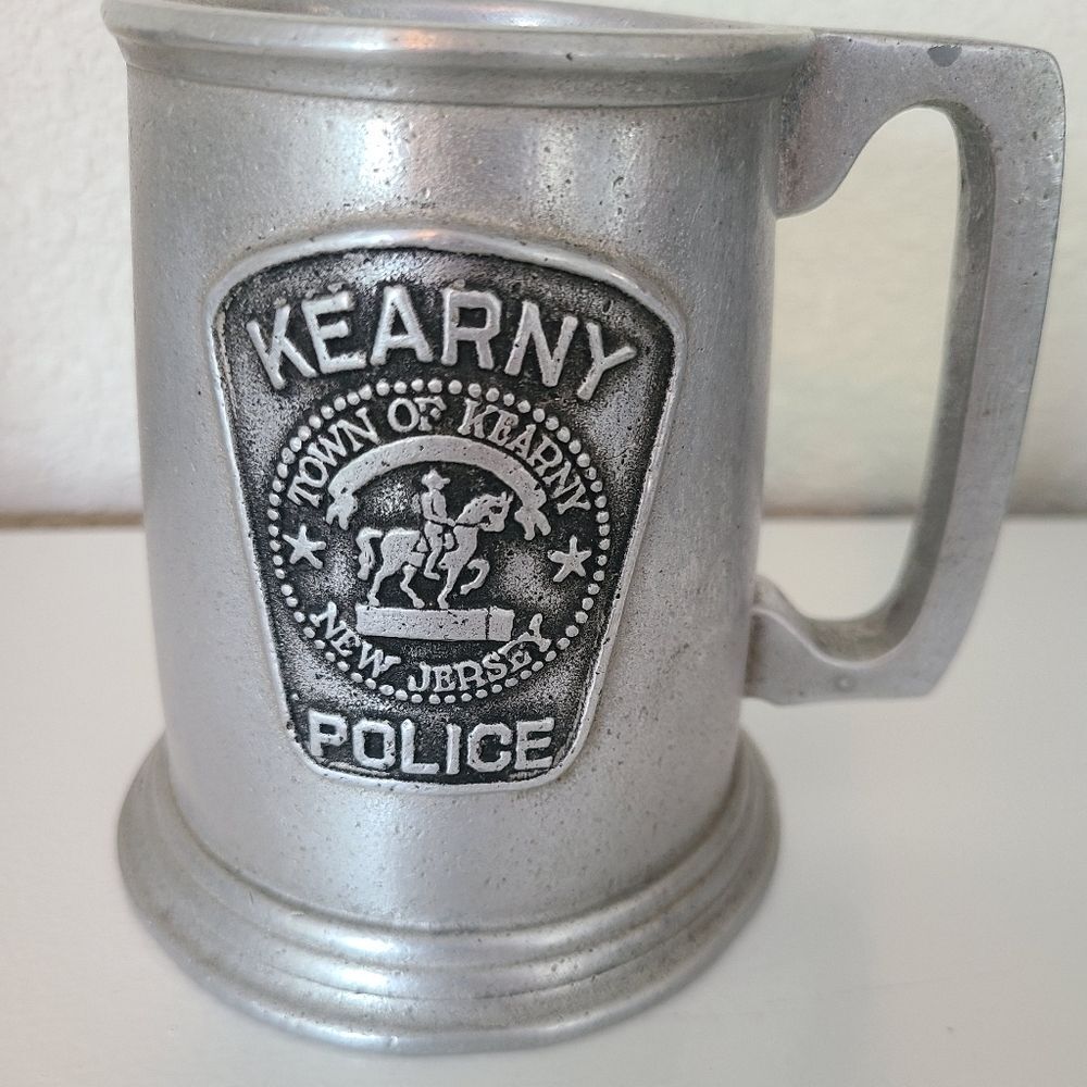 Kearny Town Police Pewter Mug
